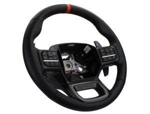 Ford F-150 Raptor Steering Wheel Kit - Ford Racing - Incl. Trim Pieces/Controls/Paddle Shifters - Black - `21-`24